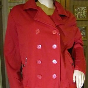 Yoki Outerwear Collection Red Jacket 3XL
